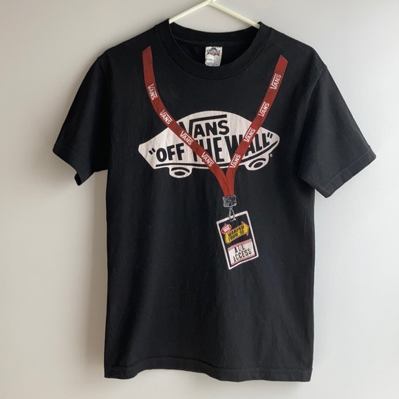 Vans Other - Van Black Cotton Graphic T-Shirt Black Size Small